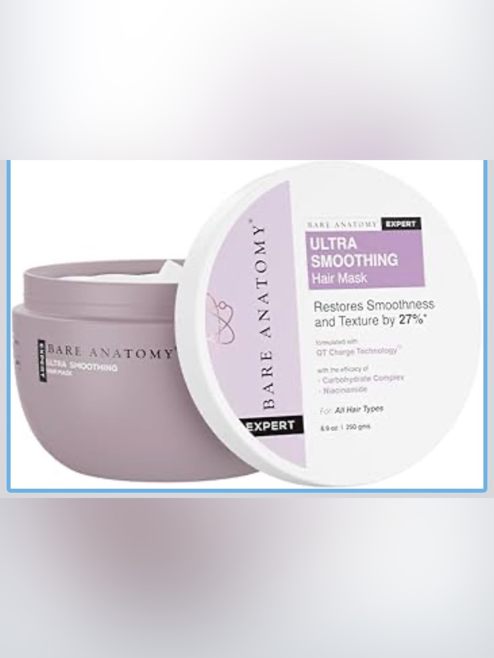 Bare Anatomy Ultra Smoothing Hair Mask Deep Conditioning set of 2 (715)